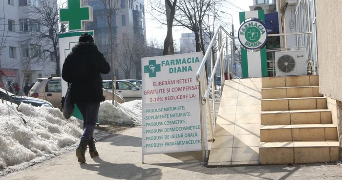 Rampa este foarte înclinată şi la o farmacie de pe strada Sfântul Lazăr