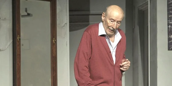 Victor Rebengiuc in spectacolul Tatăl Foto UNITER n jpg