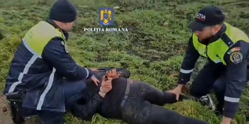 Hot masina Tecuci, capturat de poliţie  Sursa foto captură video jpg