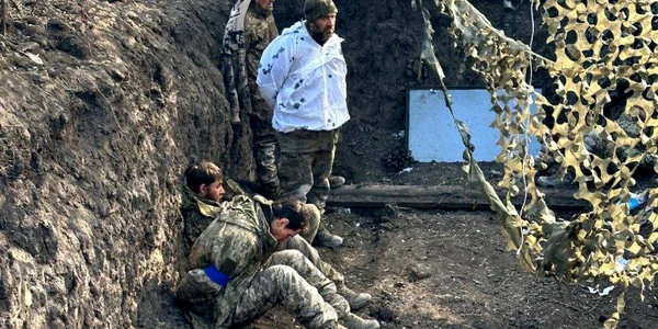Prizonieri ucraineni în Kursk FOTO X