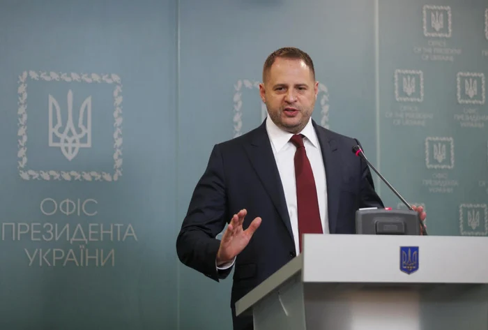Ucraina are nevoie de garanții de securitate pentru o pace sustenabilă, spune Ermak FOTO EPA-EFE