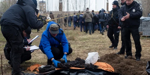 Ziua 49 a războiului dintre Ucraina şi Rusia Bucha. FOTO Gettyimages