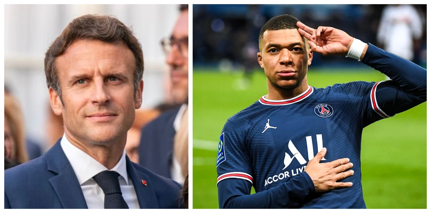 Emmanuel Macron - Kylian Mbappe