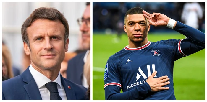 Emmanuel Macron - Kylian Mbappe