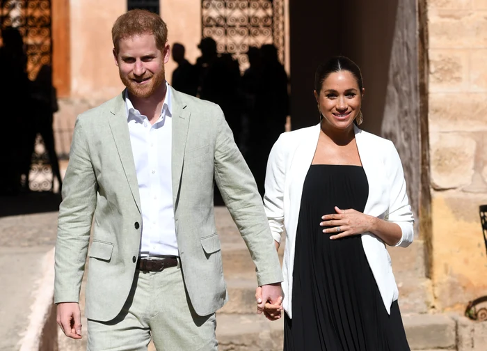 Prințul Harry și Meghan Markle însărcinată, în 2019, Foto Getty (3) jpg