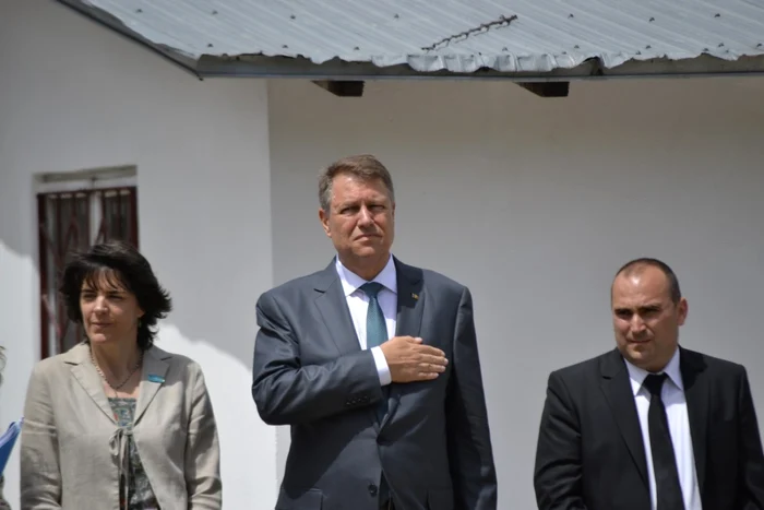 Klaus Iohannis, la Bacău. FOTO: MIrcea Merticariu