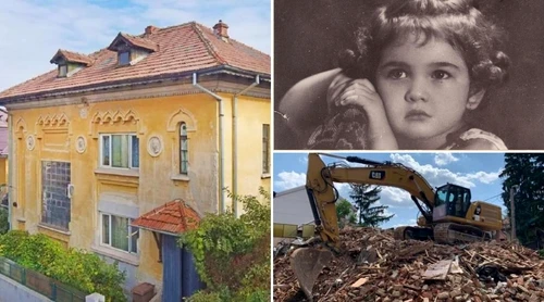 Casa în care a copilărit Margareta Pâslaru, demolată FOTO Andrei Neagu / B365