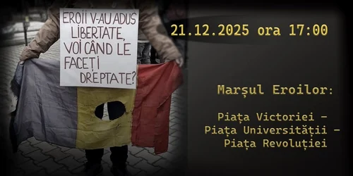 mars in Bucuresti FOTO Marș Memorial 21 Decembrie jpg