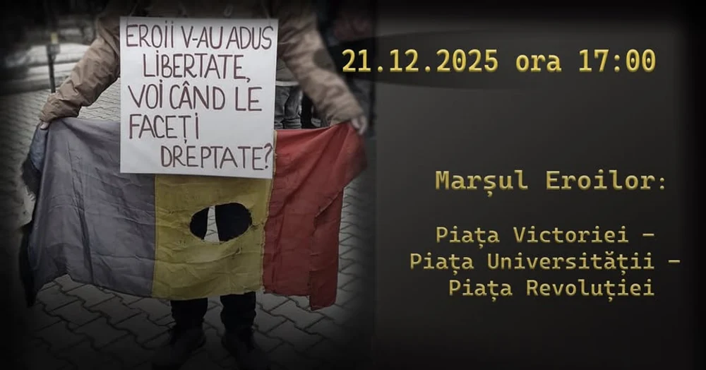 Marş în Capitală, duminică de la ora 17.00: „Morţii nu mai au răbdare”