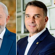 Lula da Silva  și Flávio Bolsonaro jpg