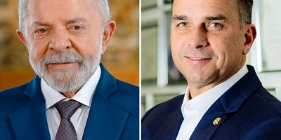 Lula da Silva  și Flávio Bolsonaro jpg