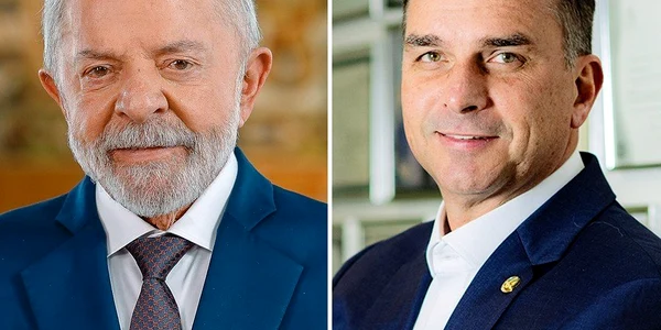 Lula da Silva  și Flávio Bolsonaro jpg
