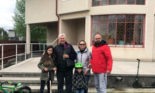 Gheorghe Turda a profitat de timpul  liber şi a stat mai mult cu familia jpeg