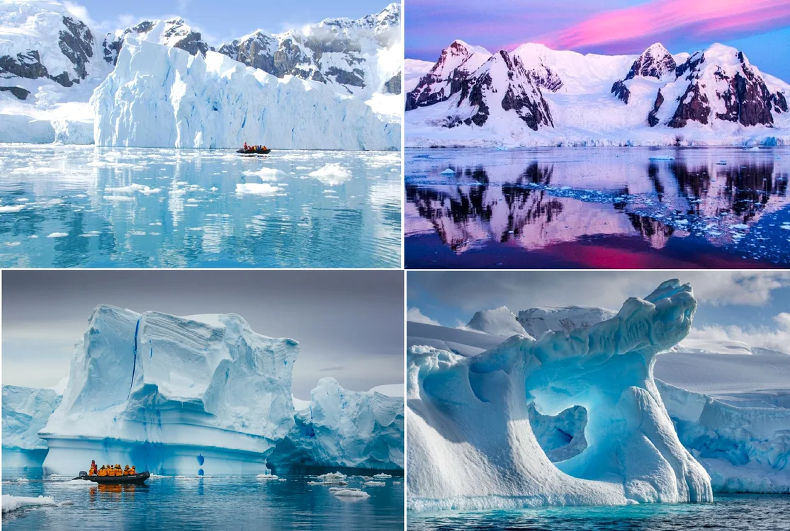 Colaj cu priveliștile incredibile din Antarctica Sursă DMS