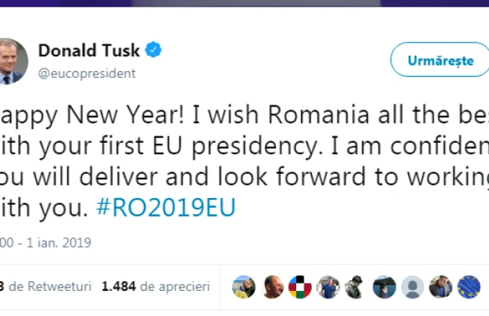 mesaj Donald Tusk twitter 