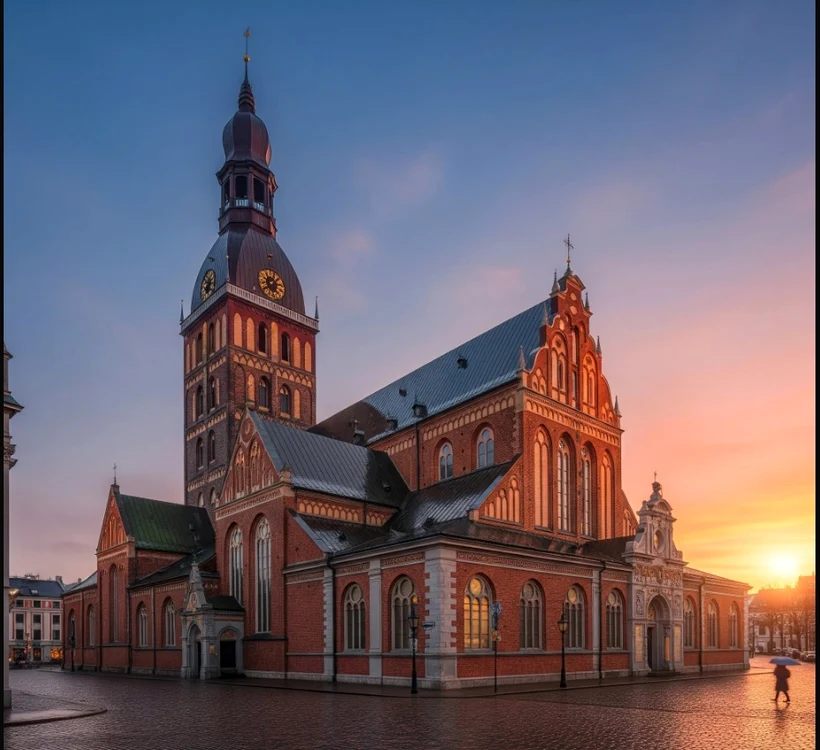 Catedrala din Riga FOTO adventuresbytrain