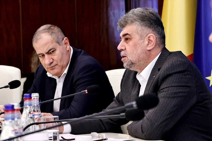 Premierul Marcel Ciolacu și un reprezentant al Consiliului Investitorilor Străini