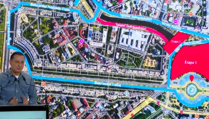 Cum se vor desfășura lucrările la Piața Unirii