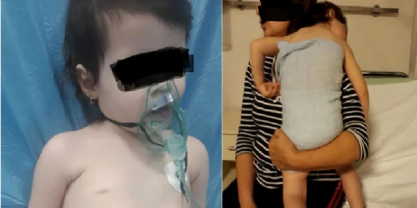 Medea Iliescu bebeluşul diagnosticat la Vâlcea cu roşu în gât şi apoi transferată a Bucureşti cu pneumonie severă Foto Adevărul