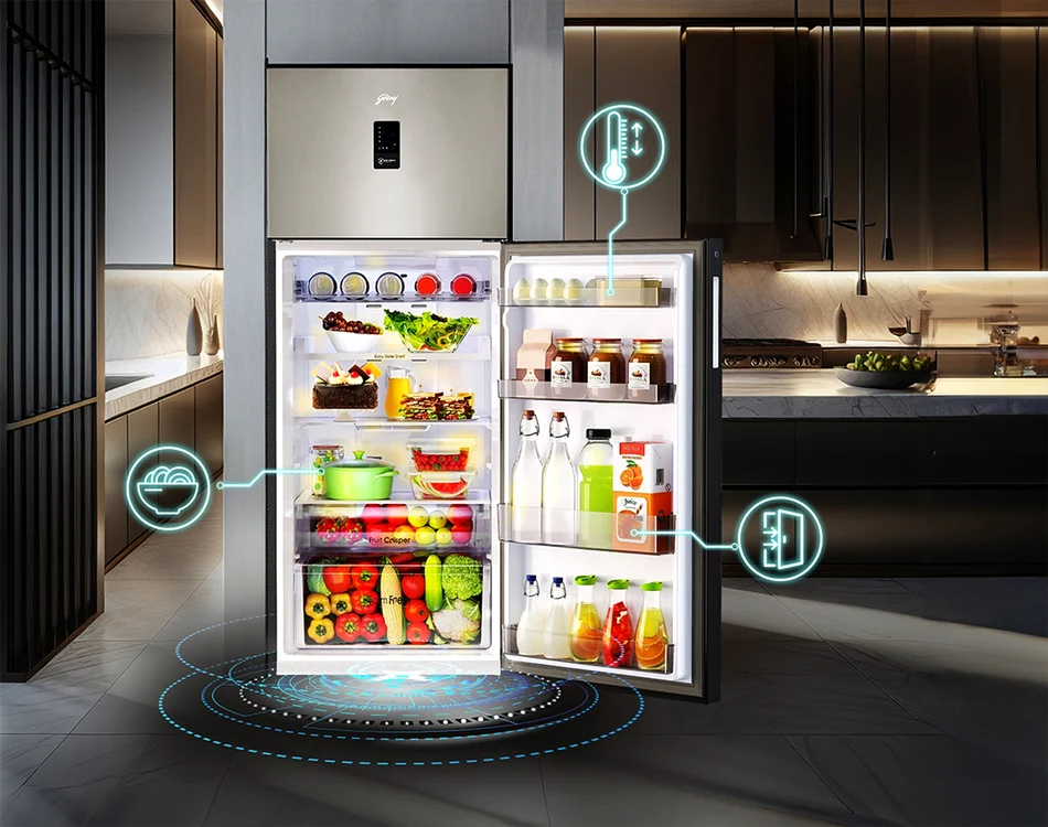 Indicații pentru depozitarea corectă a alimentelor în frigider Foto Godrej.com