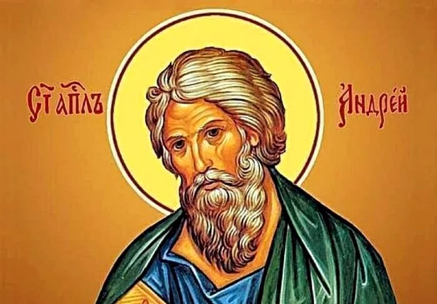 Sfântul Andrei - reprezentare iconografică. FOTO Facebook Sorin Mazilescu