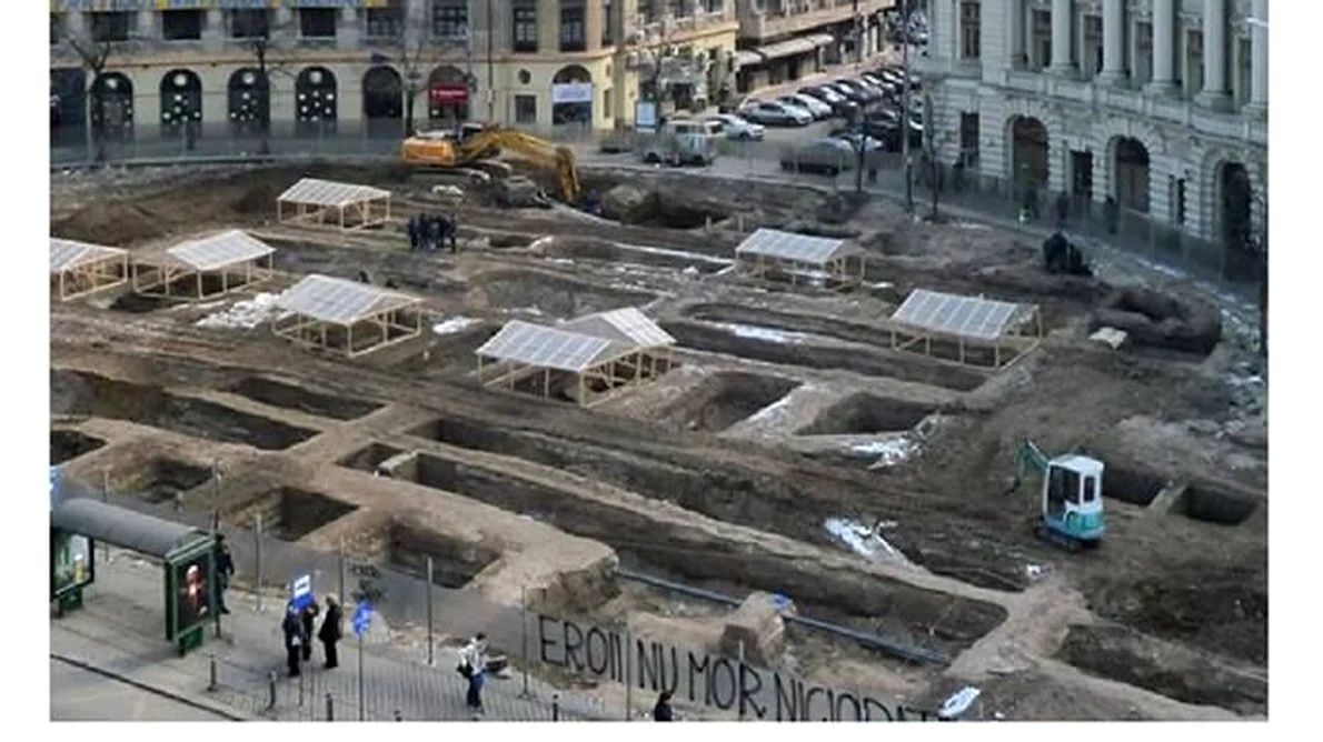 Viață și moarte în Bucureștiul medieval  Academia și Biserica de sub Piața Universității jpeg