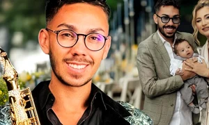 Armin Nicoară și Claudia Puican, în lacrimi la botezul băiețelului lor! 