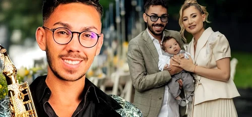 Armin Nicoară și Claudia Puican, în lacrimi la botezul băiețelului lor! 