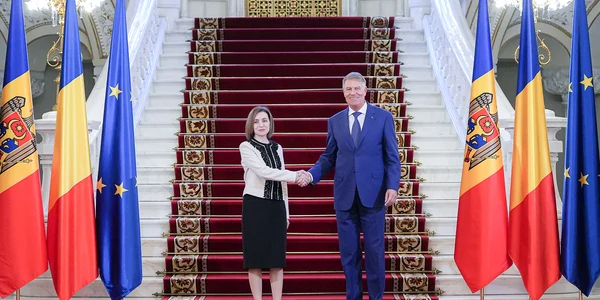 Maia Sandu si Klaus Iohannis la Cotroceni FOTO Presidency jpg