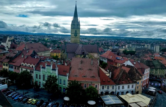 Sibiu, văzut din Turnul Sfatului