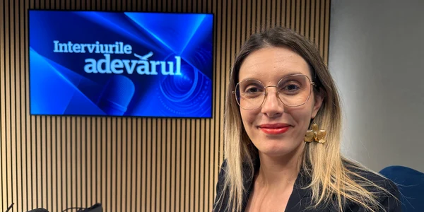Diana Buzoianu la Interviurile Adevărul  FOTO: Adevărul