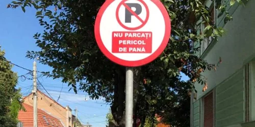 nu parcati pericol de pana
