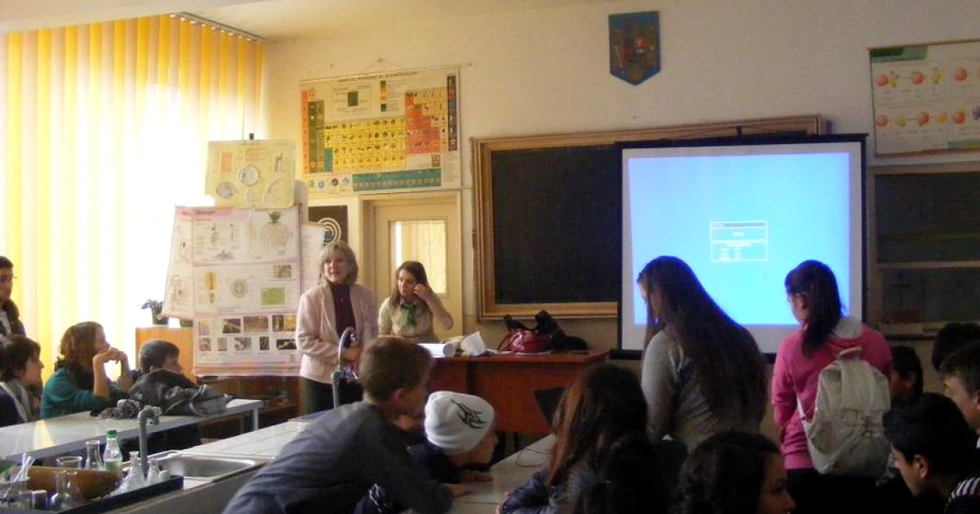 Copiii au vizionat imagini inedite ale oraşului de acum o sută de ani