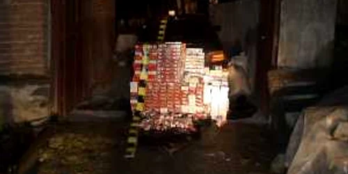 ţigările de contrabandă au fost confiscate