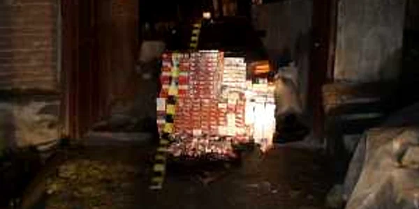 ţigările de contrabandă au fost confiscate