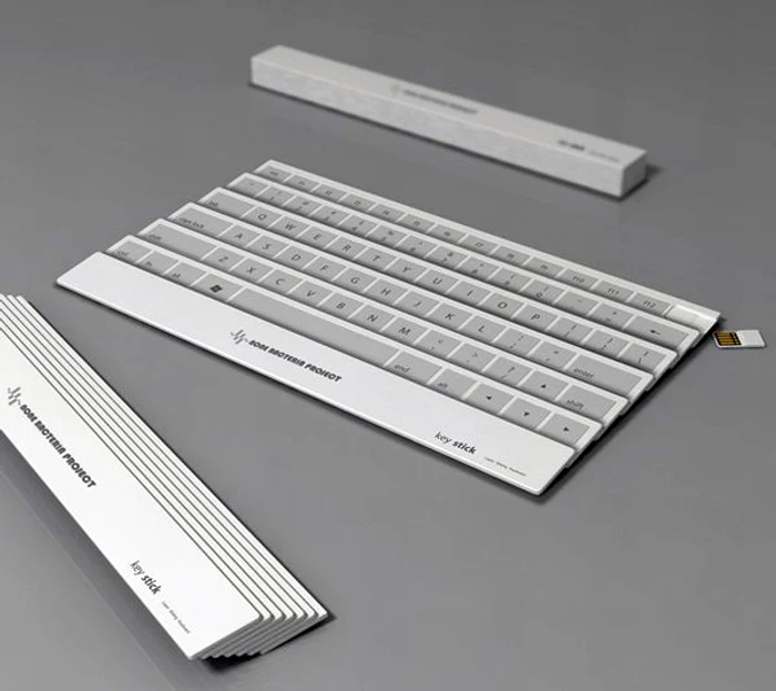 
    «None Bacteria Project», tastatura pliabilă care ţine microbii la distanţă  