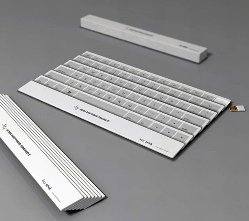 
    «None Bacteria Project», tastatura pliabilă care ţine microbii la distanţă  