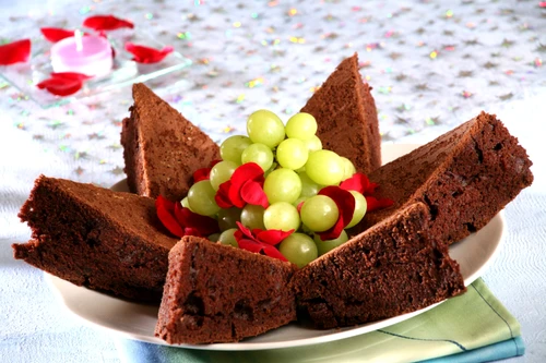 Cocoa Cake with Fruit jpeg