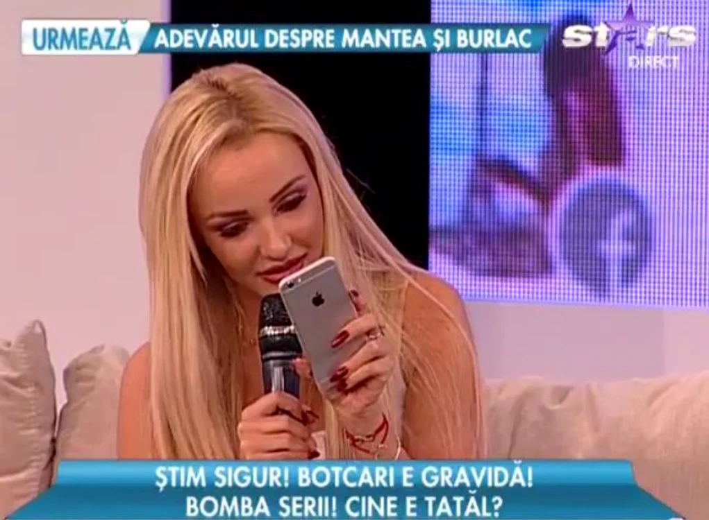 Denisa a negat că ar fi gravidă, dar prezentatorul a considerat că sunt mai credibile prietenele ei "de prin oraş"