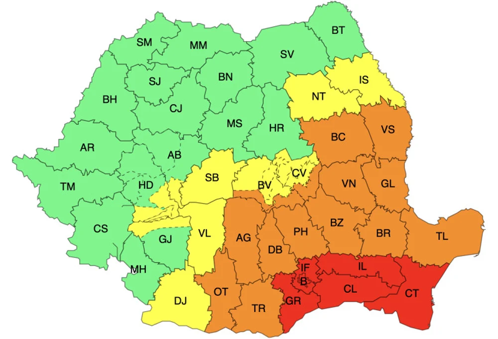 Ciclonul Barbara aduce cele mai intense ploi din ultimele două decenii. Meteorolog: „S-a alimentat din Marea Neagră”