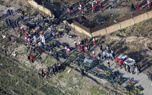 Accident avion Ucraina în Iran FOTO EPA-EFE / Ruhollah Vahdati