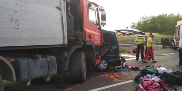 Accident Ungaria FOTO Poliţia maghiară