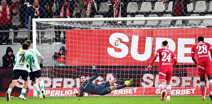 Haruț a egalat din penalty, printr-o ”scăriță”. Foto Eduard Vânătoru/ gsp.ro