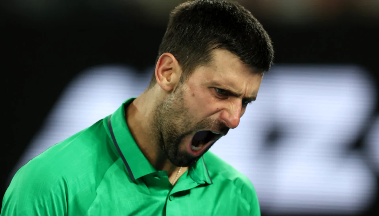 Novak Djokovic este alături de colegii din circuit  FOTO Getty