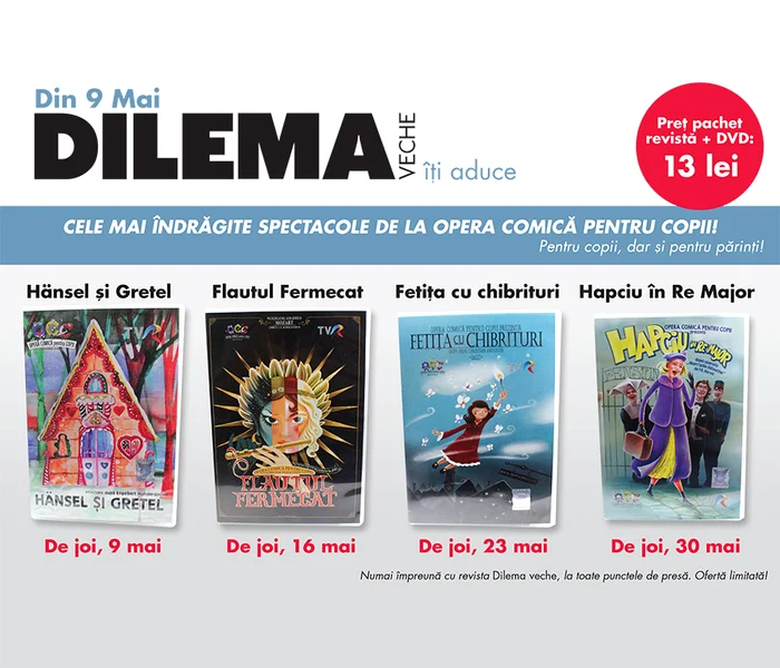 Un cadou de primăvară, de la Dilema veche și Opera Comică pentru Copii jpeg