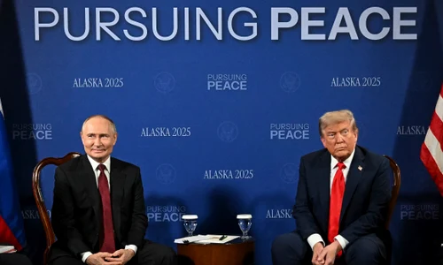 Vladimir Putin și Donald Trump Alaska FOTO epa efe jpg