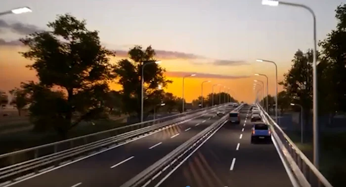 Așa va arăta pasajul de la intrarea în municipiul Baia Mare FOTO captură video CJMM