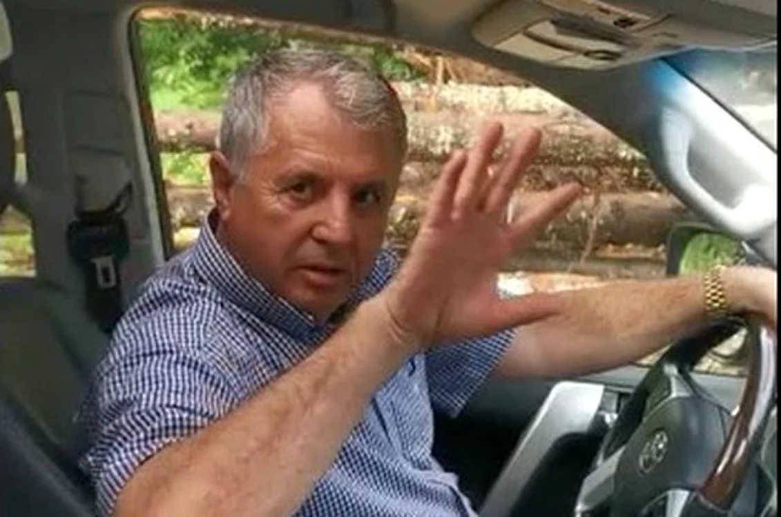 Ion Andrei, liderul clanului care a comis dezastrul ecologic FOTO: Mihai Goţiu