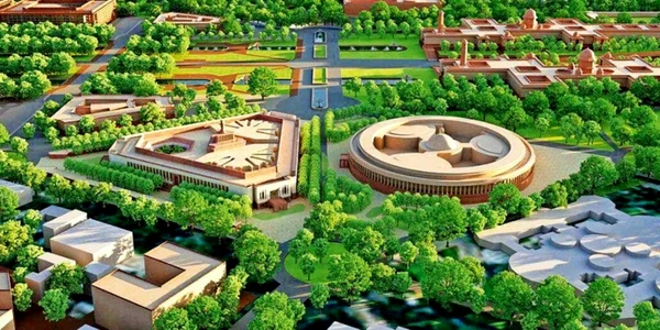 Proiectul Central Vista Revamp pentru construirea unui nou complex guvernamental în India FOTO captură via Daily Beast
