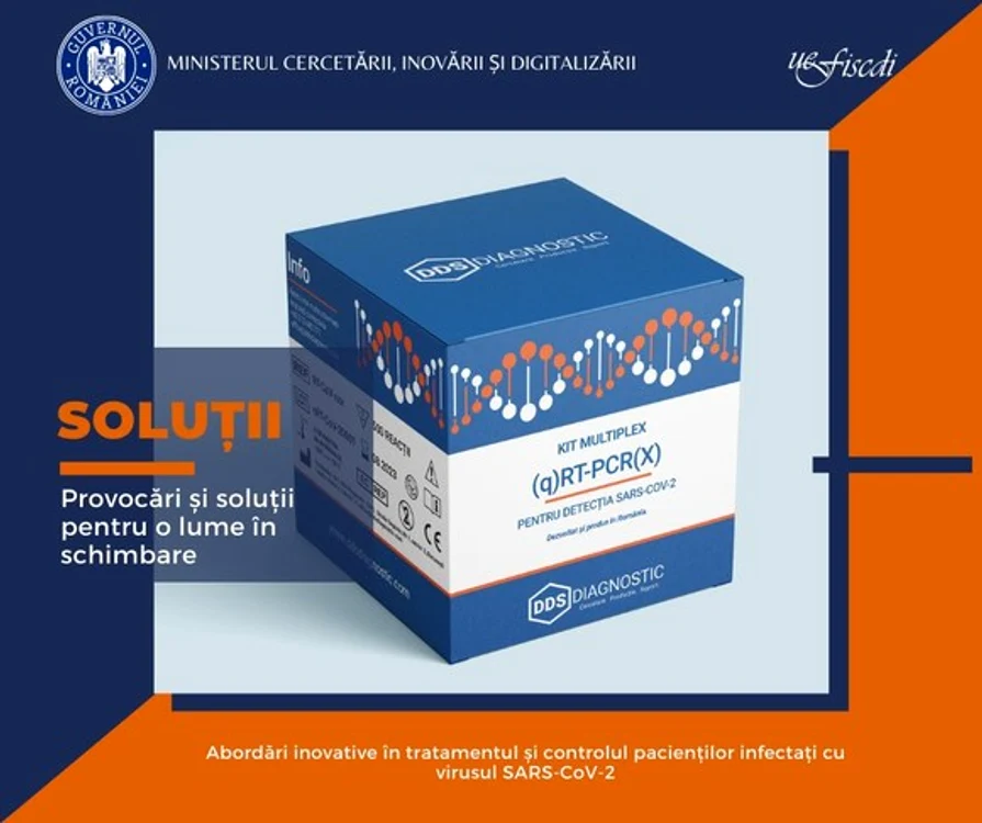 
    O echipă de cercetători din Iași a creat un kit care depistează nu doar infecția cu SARS-CoV-2, ci și încărcătura virală a bolnavului Foto: DDS Diagnostic  